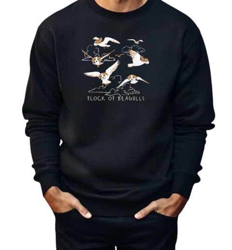 Flock Of Beagulls  Unisex Sweatshirt