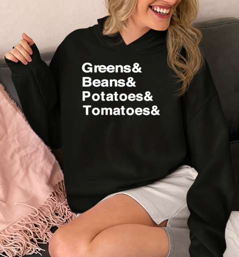 Greens beans potato tomato  Unisex Hoodie