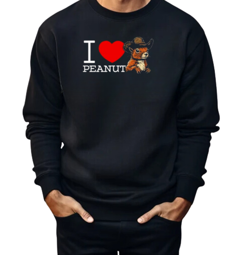 I Love Peanut Squirrel 2024  Unisex Sweatshirt