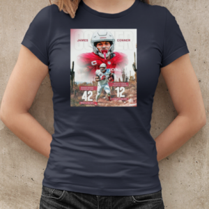 James Conner Arizona Cardinals NFL Missed Tackles Forced On Runs 42 Most In The NFL  Classic Women's T-shirt