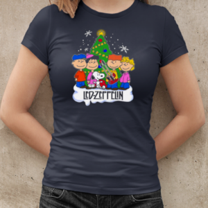 Led Zeppelin Snoopy Peanuts Christmas 2024  Classic Women's T-shirt