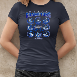 Los Angeles Dodgers Royal 2024 World Series Champions Player  Classic Women's T-shirt