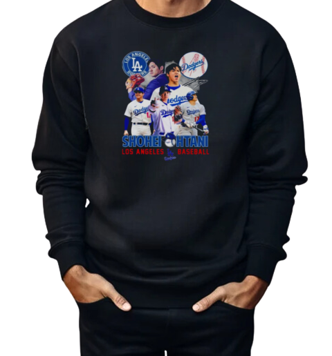 Los Angeles Dodgers Shohei Ohtani MVP 2024 World Series Signature  Unisex Sweatshirt