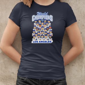 Los Angeles World Champions Team Cartoon Royal  Classic Women's T-shirt