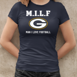 M.I.L.F Man I Love Football Green Bay Packers  Classic Women's T-shirt