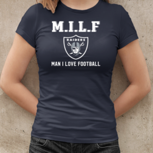 M.I.L.F Man I Love Football Oakland Raiders  Classic Women's T-shirt