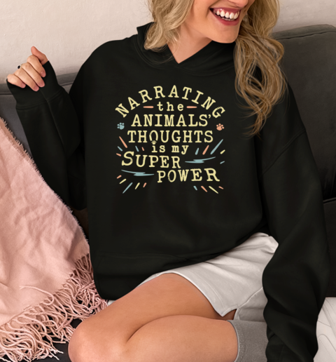 Narrating The Animals Thoughts  Unisex Hoodie