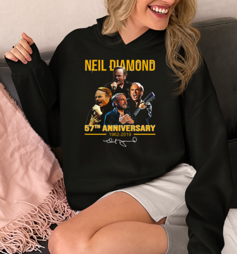 Neil Diamond 57th Anniversary 1962 2019 Signature  Unisex Hoodie