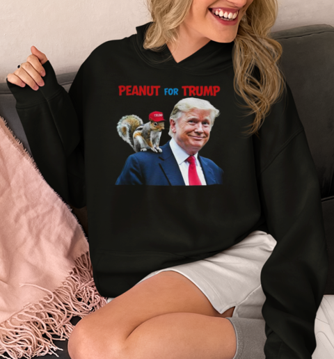 Peanut The Squirrel for Trump 2024  Unisex Hoodie