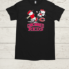 Peanuts Charlie Brown And Snoopy Playing Baseball Cincinnati Reds  Classic Men's T-shirt