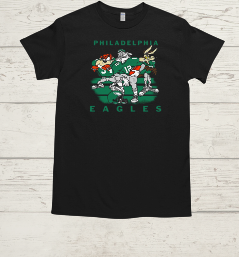 Philadelphia Eagles Cartoon Eagles Super Bowl 2024 T-Shirt