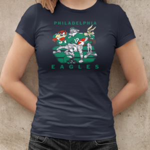 Philadelphia Eagles Cartoon Eagles Super Bowl 2024  Classic Women's T-shirt