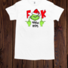 Santa Grinch fuck them kids Christmas 2024  Classic Men's T-shirt