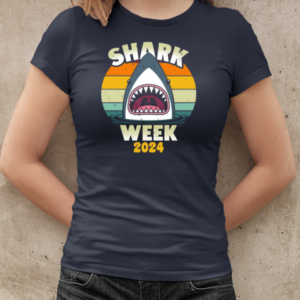 Shark Week 2024 Distressed Vintage Summer  Classic Women's T-shirt