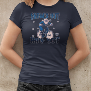 Snow's Out Present's Out Funny Christmas  Classic Women's T-shirt