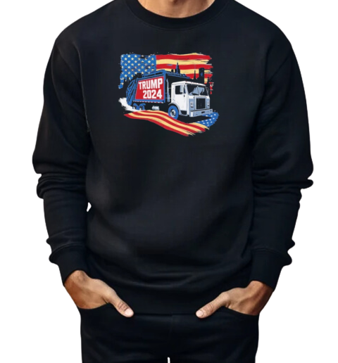 Trump 2024 Garbage Truck  Unisex Sweatshirt