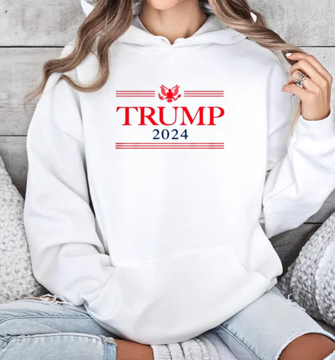 Trump 2024 USA Army Eagle  Unisex Hoodie