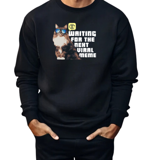 Waiting For The Next Viral Meme  Unisex Sweatshirt