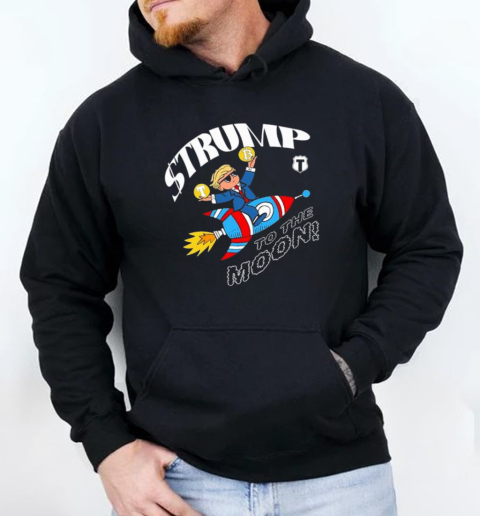 $TRUMP To The Moon Bitcoin T-Shirt Unisex Hoodie