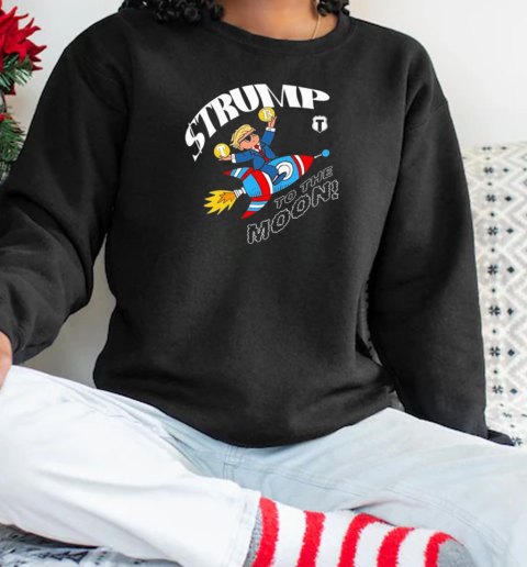 $TRUMP To The Moon Bitcoin T-Shirt Unisex Sweatshirt