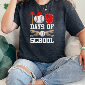 100 Days Of School Baseball 100Th Day Students Boys Kids T-Shirt Classic Women's T-shirt