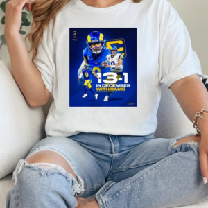 13 1 In December With Rams Matthew Stafford #9 Signature Los Angeles Rams  Classic Women's T-shirt