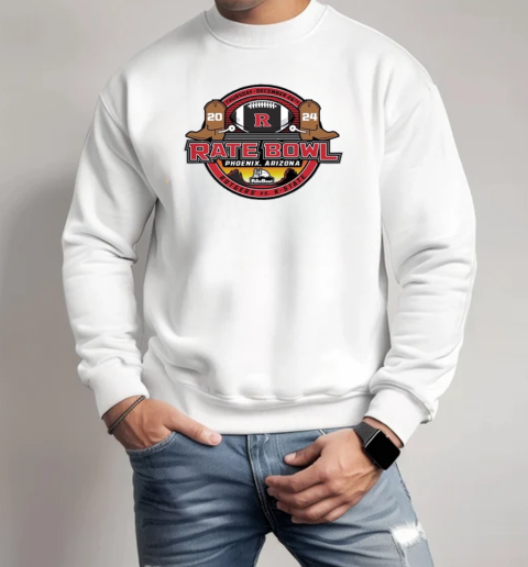 2024 Rate Bowl Scarlet Knights Rutgers Rodeo Logo  Unisex Sweatshirt