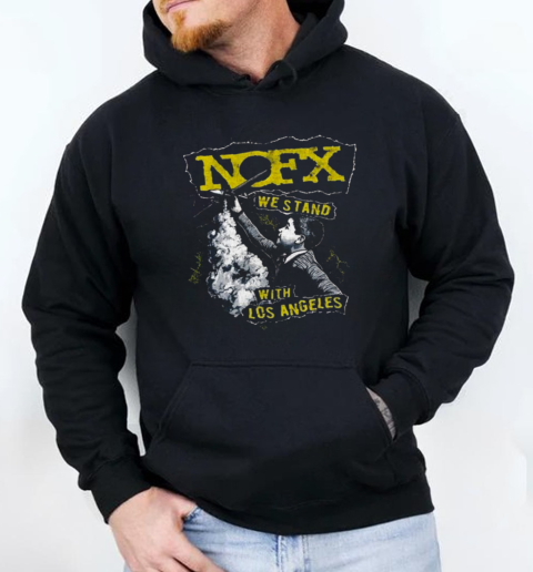 2025 NOFX L.A. Fires T-Shirt Unisex Hoodie