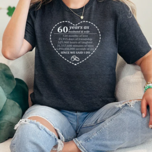 60 Years As Wife T-Shirt Classic Women's T-shirt