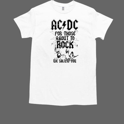 ACDC For Those About To Rock Live We Salute You 2025 T-Shirt