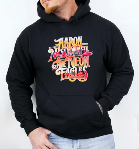 Aaron Mcdonnell The Neon Eagles Country Gold Logo T-Shirt Unisex Hoodie