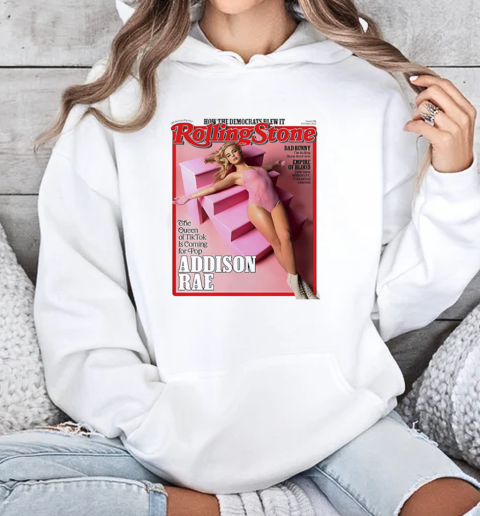 Addison Rae Stuns For Rolling Stone Magazine February 2025 T-Shirt Unisex Hoodie