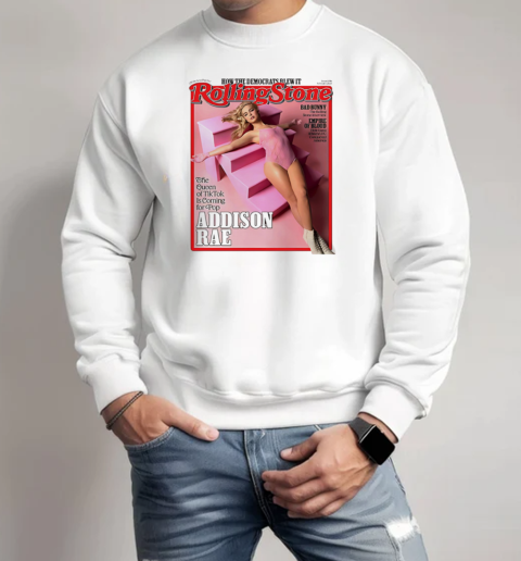 Addison Rae Stuns For Rolling Stone Magazine February 2025 T-Shirt Unisex Sweatshirt