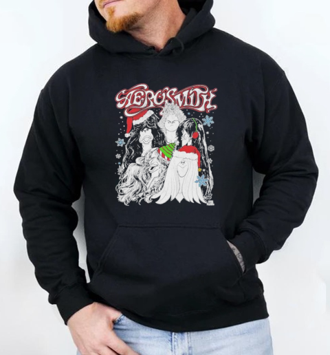 Aerosmith Draw The Line Xmas Christmas T-Shirt Unisex Hoodie