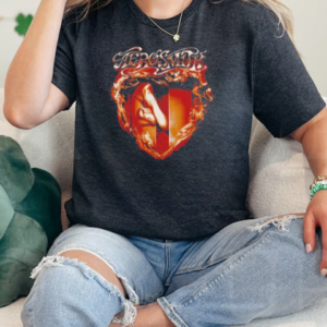 Aerosmith Heart On Fire T-Shirt Classic Women's T-shirt