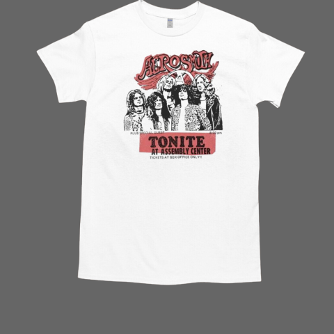 Aerosmith Tonite At Assembly Center Plus Special Guest T-Shirt