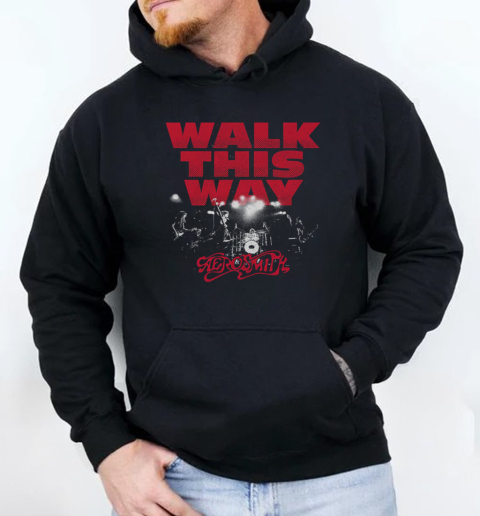 Aerosmith Walk This Way T-Shirt Unisex Hoodie