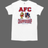 Afc Championship Kansas City Chiefs vs Buffalo Bills mascots January 25 2025 T-Shirt Classic Men's T-shirt