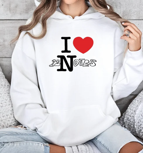 Alec Benjamin I Love 12 Notes T-Shirt Unisex Hoodie