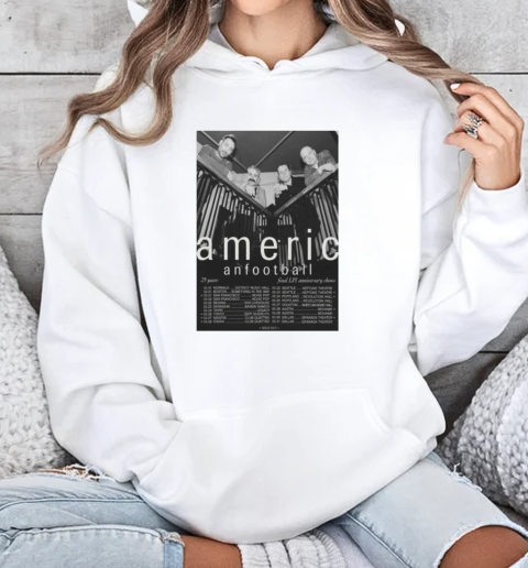 Americ Anfootball 25 Years Final LP1 Anniversary Shows 2025 T-Shirt Unisex Hoodie