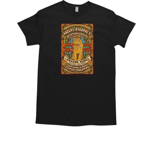 Anders Osborne's Birthday Bash Civic Theatre in New Orleans LA May 3 2025 T-Shirt