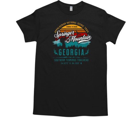 Appalachian National Scenic Trail Springer Mountain Georgia T-Shirt