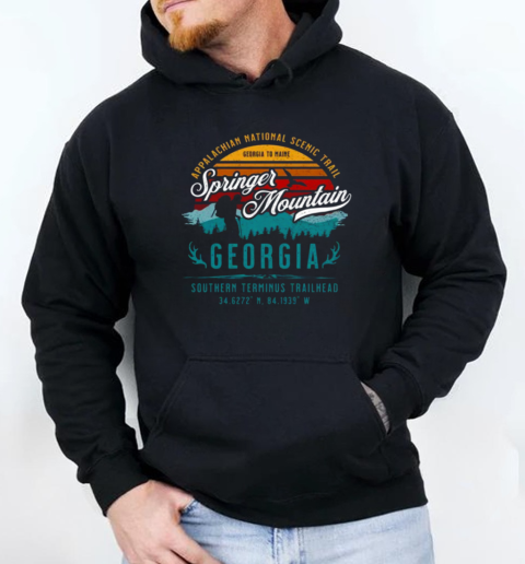 Appalachian National Scenic Trail Springer Mountain Georgia T-Shirt Unisex Hoodie