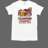 Arizona State Sun Devils Chick Fil A Peach Bowl Champions 2025 Forks Up Skyline  Classic Men's T-shirt