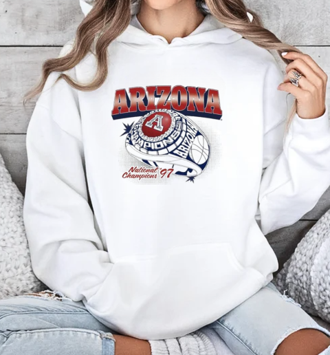 Arizona Wildcats National Champions '97 Ring T-Shirt Unisex Hoodie