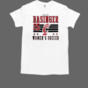 Ashlyn Basinger White Cincinnati Bearcats NIL Striped T-Shirt Classic Men's T-shirt