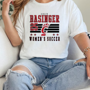 Ashlyn Basinger White Cincinnati Bearcats NIL Striped T-Shirt Classic Women's T-shirt