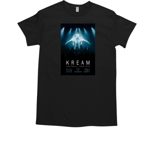 Australia Tour 2025 Kream T-Shirt