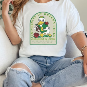 Awesome University Of Oregon Ducks Tournament Of Roses Pasadena California Jan 1 2025 Mascot T-Shirt Classic Women's T-shirt