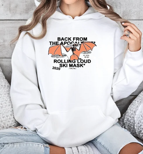 Back From The Apocalypse Ski Mask The Slump God X Rolling Loud T-Shirt Unisex Hoodie